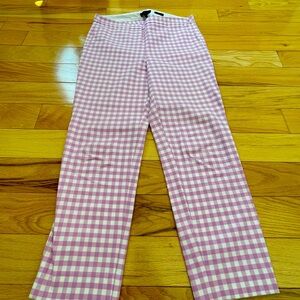 J. Crew Martie Gingham Ankle Pants